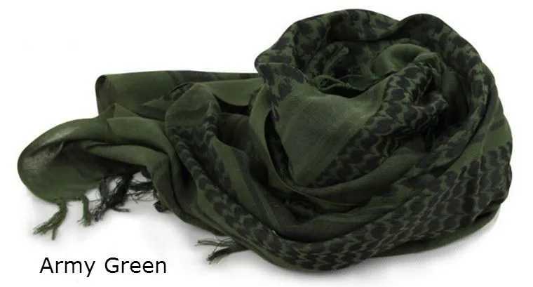 Хит! Маскировка шарфы шемау тюрбан, головной платок армии США арабский SAS шемаг яшма Арафат BlackHawk Тактический галстук - Цвет: 2