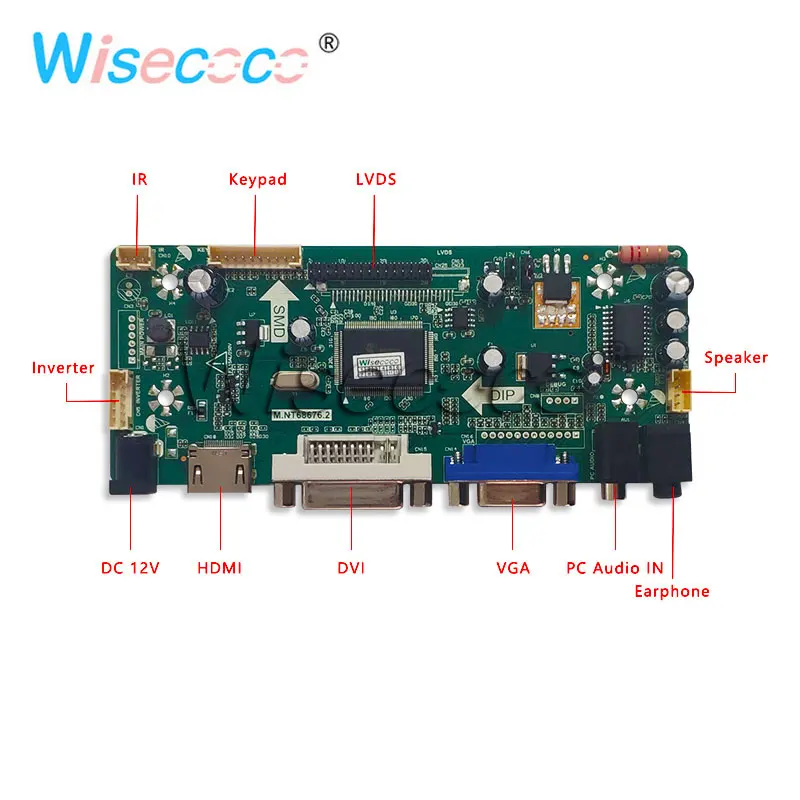  17.3-inch G173HW01 V0 TFT LCD Monitor 1920x1080 with HDMI LVDS VGA Pc Audio Speaker + for PC Window
