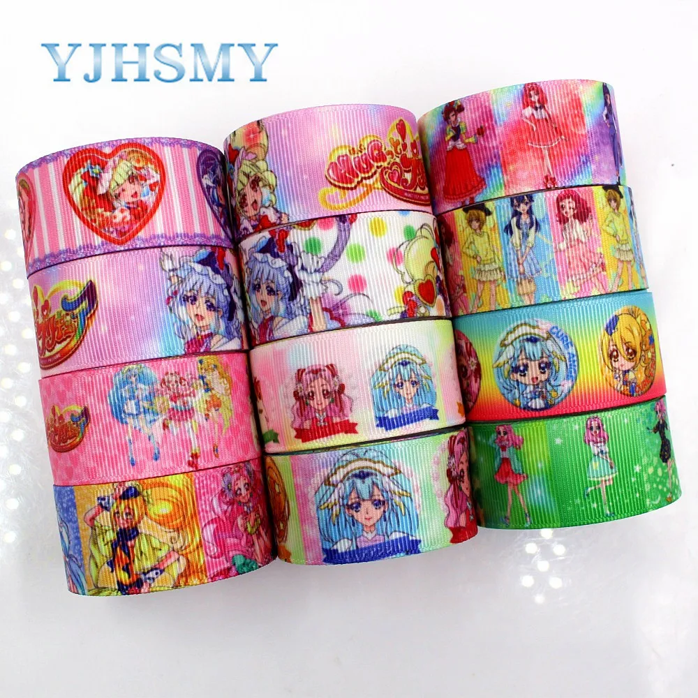 YJHSMY G-18802-765 25 мм 5 ярдов Мультяшные печатные корсажные ленты сделай сам аксессуары