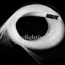 Для DIY star украшения дома ночные светильники волоконно-оптический кабель конец свечение 0,75 мм x 150 шт x 2 м прозрачный Пластиковый волоконно-оптический свет