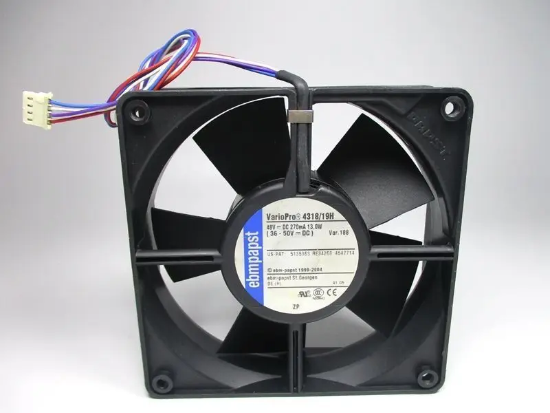 

Ultra Silent Computer PC Case Fan For NANILUO Original 12032 4318/19H 48V 36V ~ 50V 13W 4wire Cooling Fan 120x120x32MM