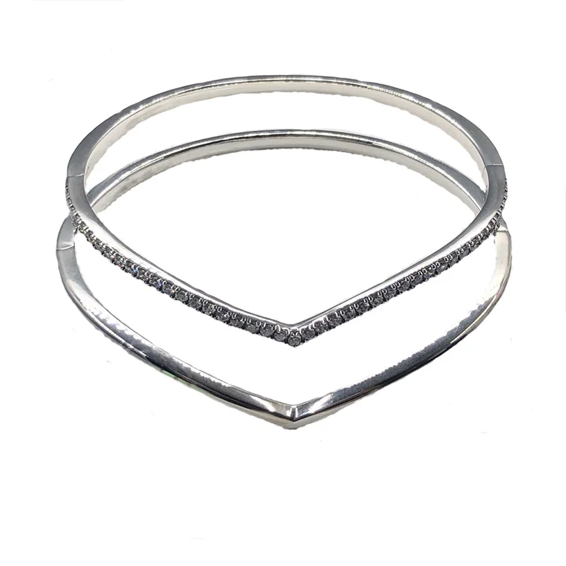 

2019 Spring New Real 925 Sterling Silver Wish Flashing Bracelet Fit for Original Women DKG Bracelet DIY Jewelry Production