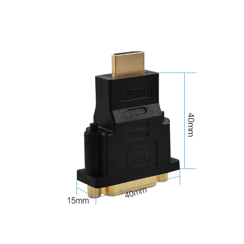 DVI к HDMI адаптер конвертер DVI 24+ 5 мужчин и женщин HDMI конвертер для HD ТВ ЖК-ПК компьютера PS3 PS4 ТВ коробка