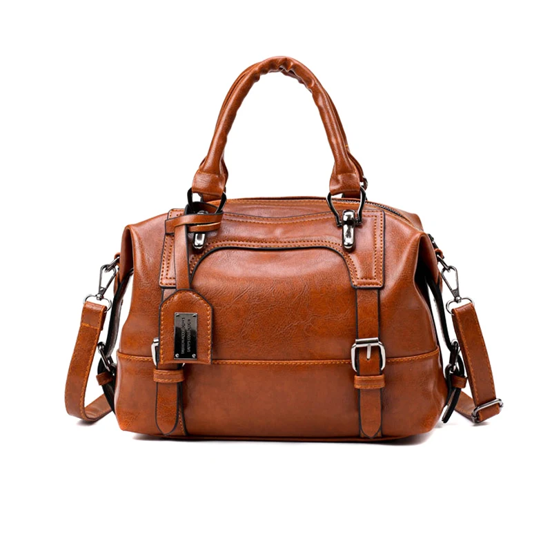

2018 New Fashion Vintage Women PU Leather Handbags Ladies Large Soft Shoulder Bags Crossbody Bag LBY2018