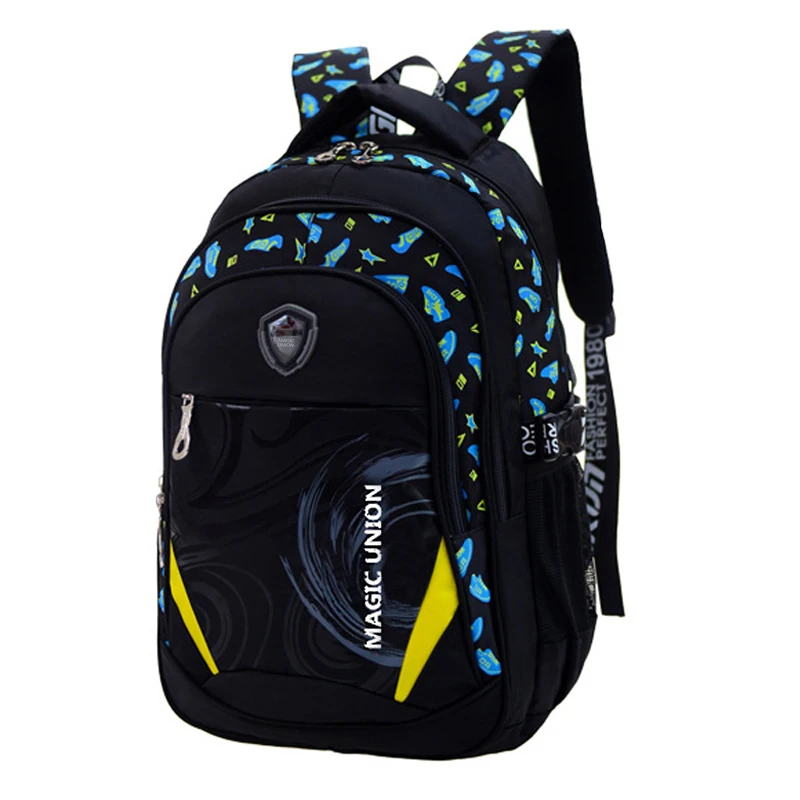 2017 news children school bags orthopedic school backpack for boys waterproof school satchel ...