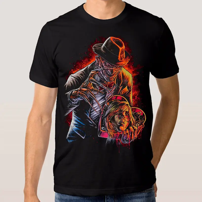 Freddy Krueger/футболка в стиле ретро мужские модные летние футболки всех размеров Топ
