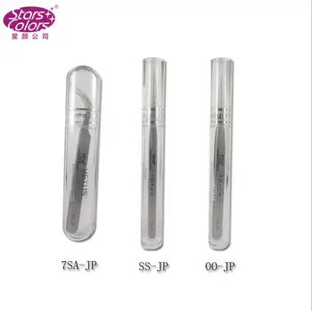 

3 pieces/set High Quality Eyelashes Tweezers Stainless Steel High Tigthness Silver Cilia Curlers Beauty makeup extensions