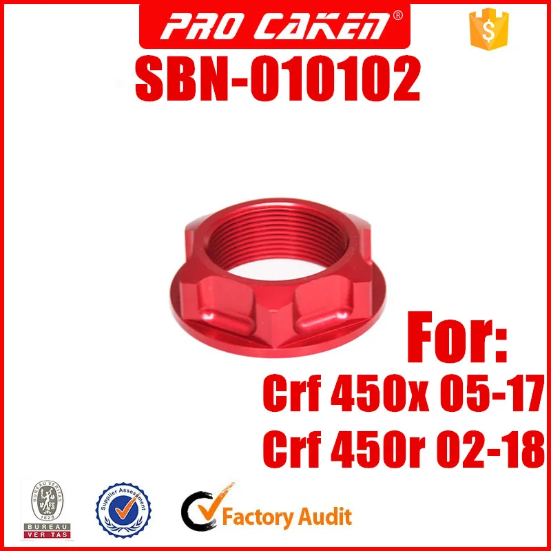 Верхняя верхняя головка рулевого стержня гайка болт для honda crf450r crf450x crf 450x 450r