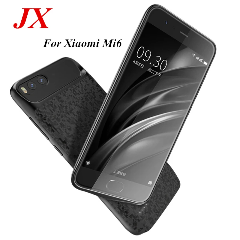 5500 мАч чехол для аккумулятора Xiaomi Mi 6 зарядного устройства смартфона внешний