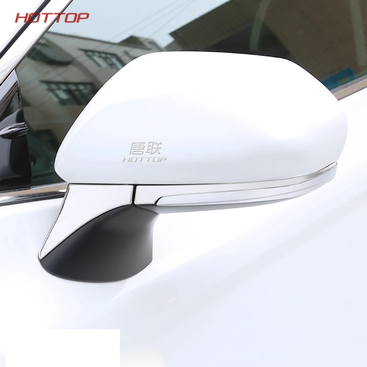 

Stainlesss Steel Rearview Mirror Protector Sticker Decoration Cover Trim for Toyota Camry 2018 2019 8th