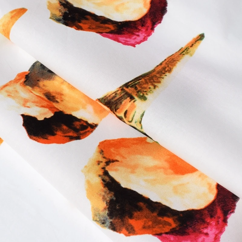 

Width 140cm Ice cream active dye pure cotton fabric for dress tecido tissus au metre cheap fabrics DIY telas tissu