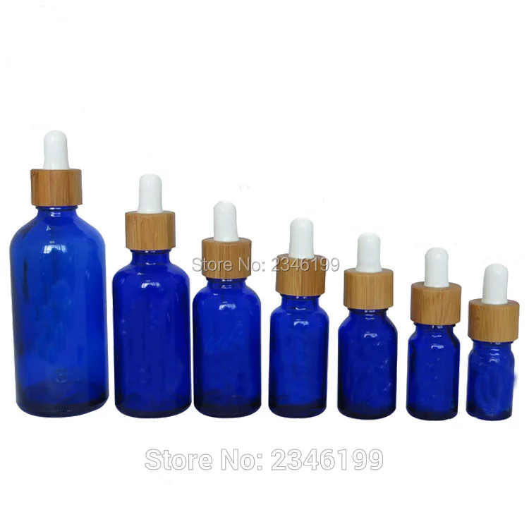 5ML 10ML 15ML 20ML 30ML 50ML 100ML Blue Glass Essential Oil Packing Bottle, Blue Glass Bottle with Bamboo Dropper Glass Pipette духи avon 10ml 30ml 30ml