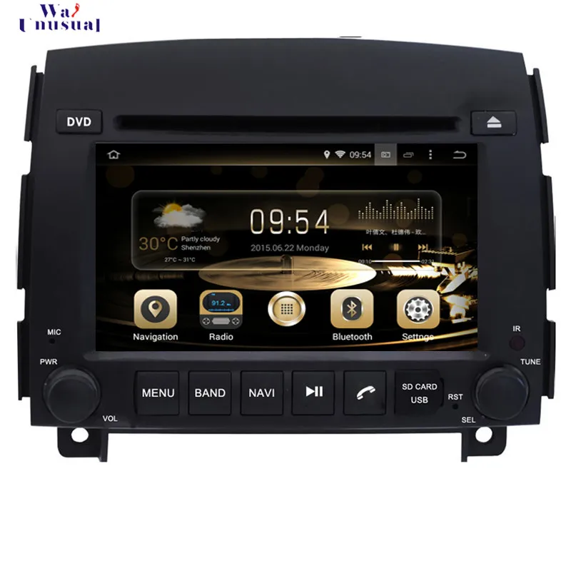 WANUSUAL 6.2 Inch 4G RAM 32G ROM Octa Core Android 6.0  Car DVD Player for Hyundai Sonata NF YU Xiang 2006- with GPS Wifi BT Map