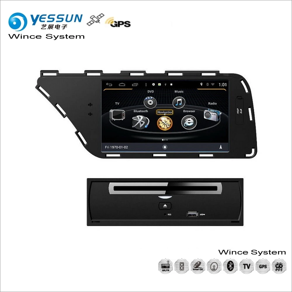 Discount YESSUN For Audi A4 / A5 2008~2013 - Car Multimedia Radio CD DVD Player GPS Navi Map Navigation Audio Video Stereo S100 System 2
