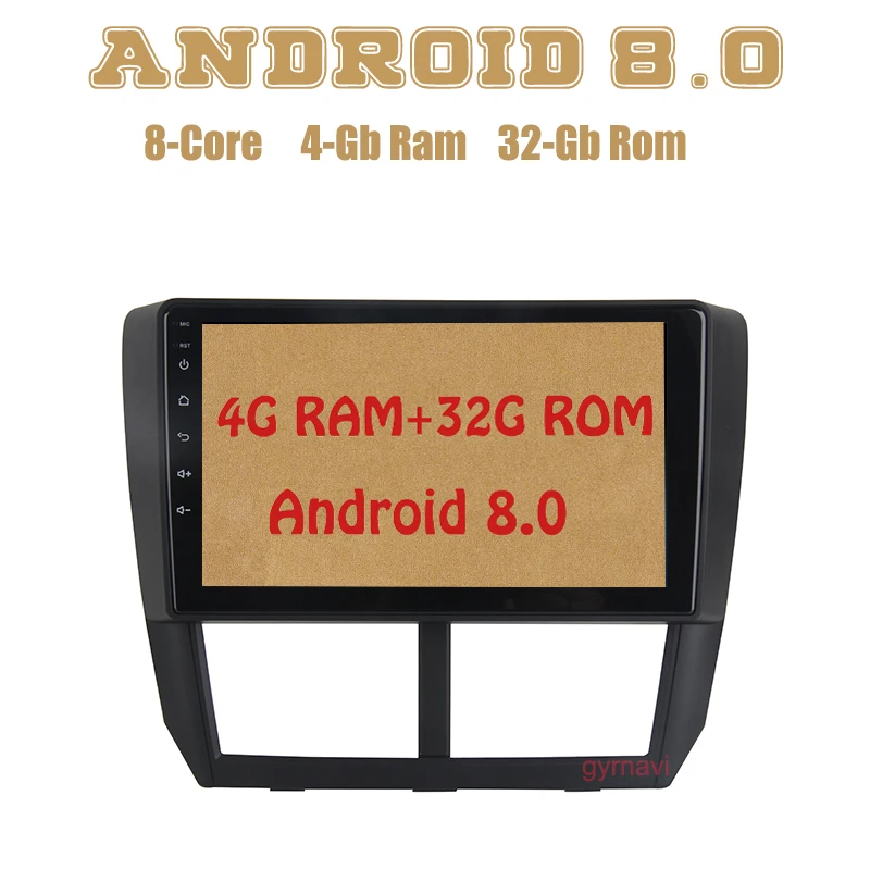 

Octa core PX5 Android 8.0 car radio gps for Subaru forester Impreza 2008-2012 with 4G RAM 32G ROM wifi 4g usb Auto Stereo