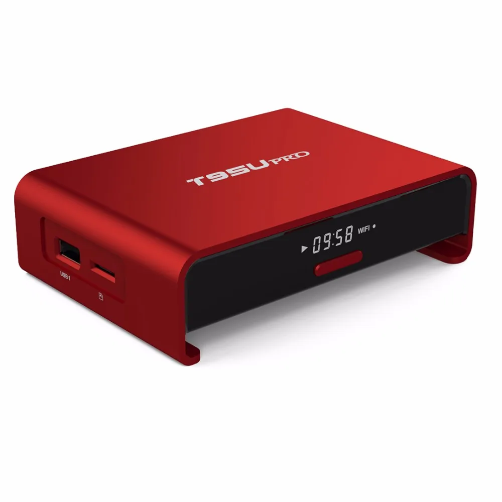 

T95U PRO Android 6.0 Smart TV Box Amlogic S912 Octa core 2GB/16GB Dual Band WiFi Kodi VP9 H.265 UHD 4K Player