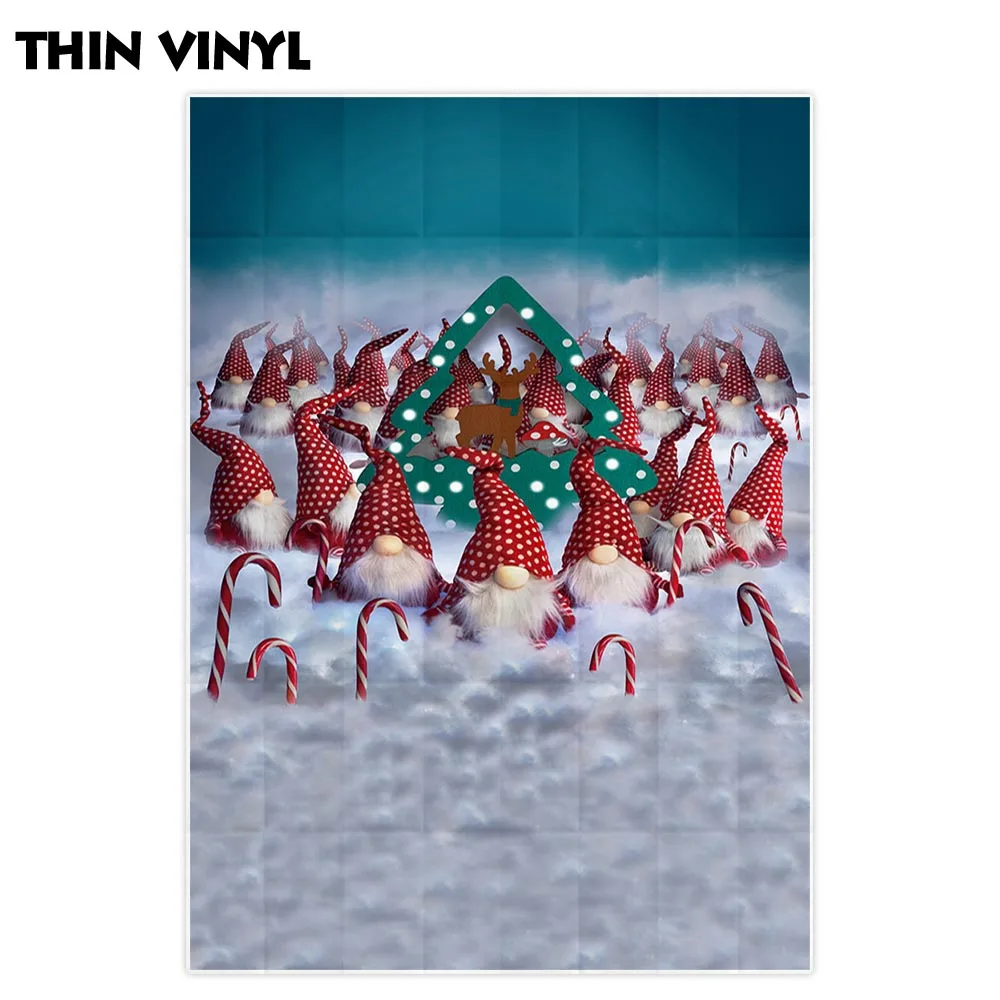 Фон для фотосъемки Allenjoy с изображением рождественского эльфа|Фон фотосъёмки| |