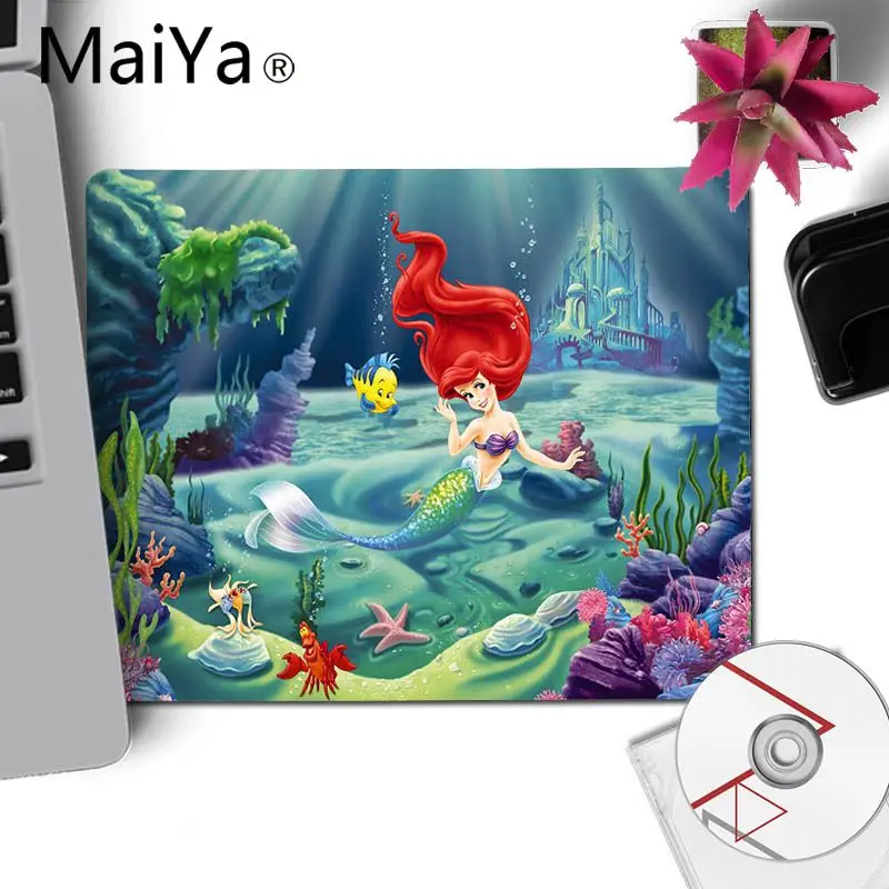 Maiya Princess Ariel Little Mermaid speed control Клавиатура для ноутбука большой игровой коврик для мыши Lockedge коврик для мыши для ноутбука - Цвет: No Lock Edge 18x22cm