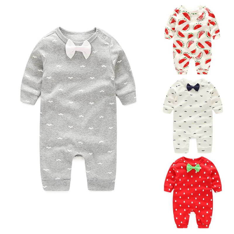 

Wholesale Baby Clothing 2019 New Newborn jumpsuits Baby Boy Girl Romper Clothes Long Sleeve Infant Product