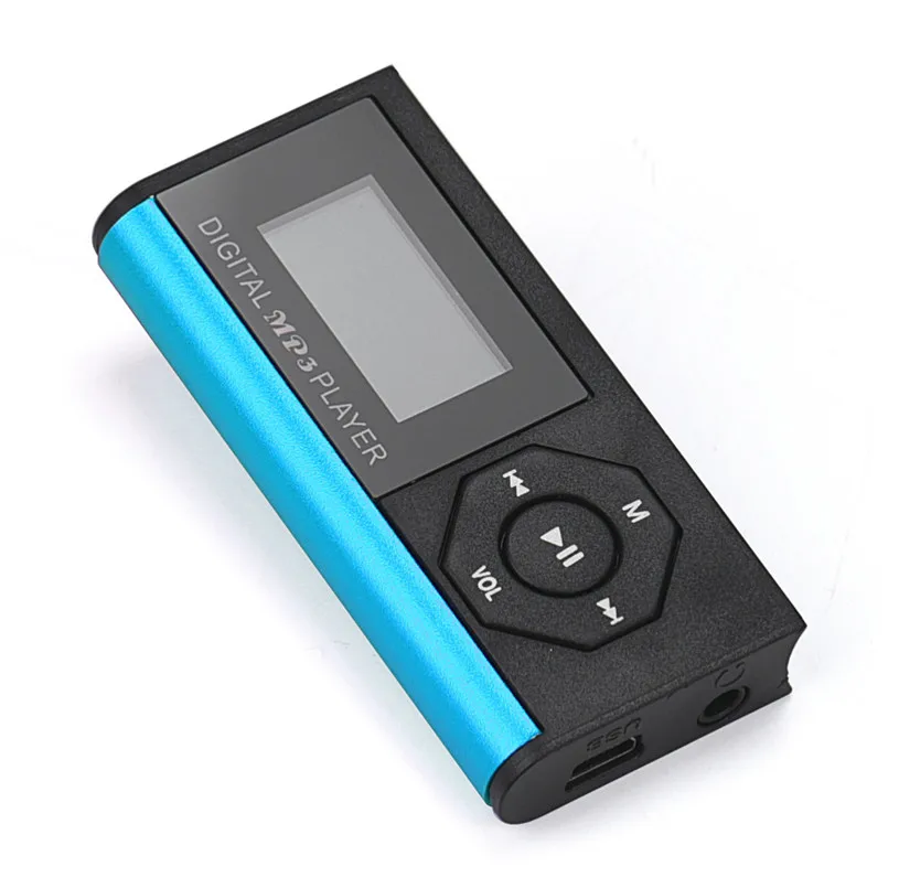 Многоцветный Мини USB MP3 музыкальный медиаплеер ЖК-экран Поддержка 16 Гб Micro SD TF карта - Название цвета: as show