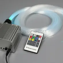 Изменение цвета мерцание Оптическое волокно потолочный светильник украшение светильник из оптоволокна ночник RGB RF пульт дистанционного управления 200 звезд