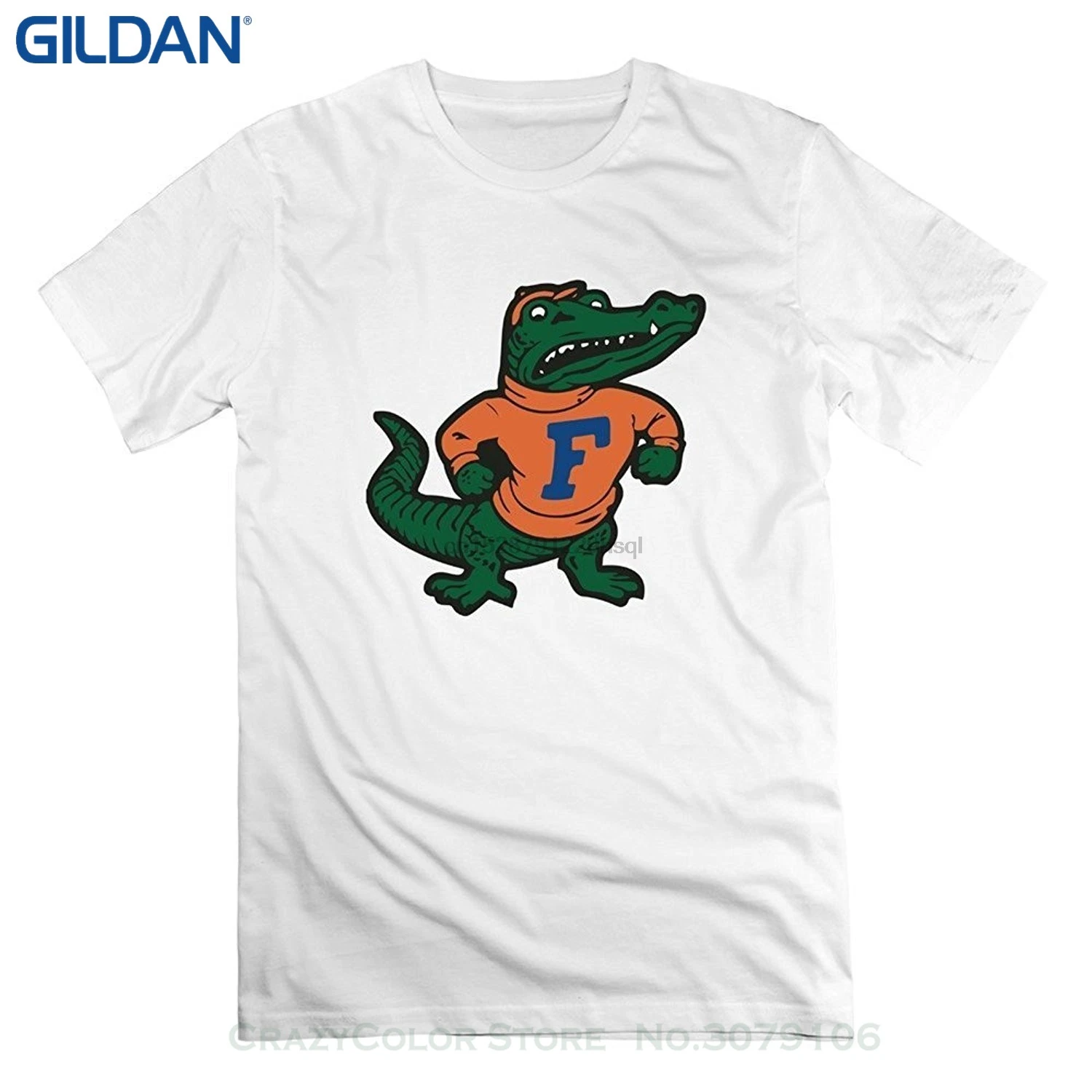 

Printed T Shirt Men Cotton T-shirt New Style Mens Florida Gators Mascot Albert Alberta Short Slev Tee Tshirt