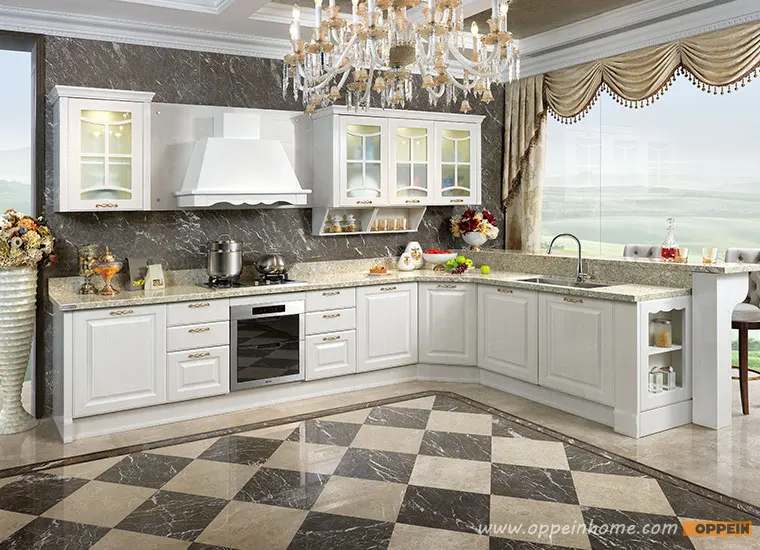 2015 New Design Despoke MDF Kitchen Cabinet PVC contemporary kitchens