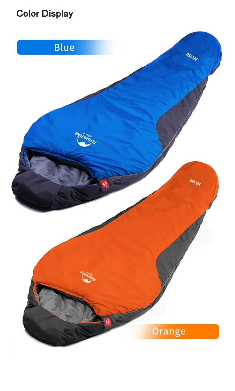Naturehike зимний спальный мешок для кемпинга Сверхлегкий Открытый спальный мешок дорожный спальный мешок Кемпинг Туризм