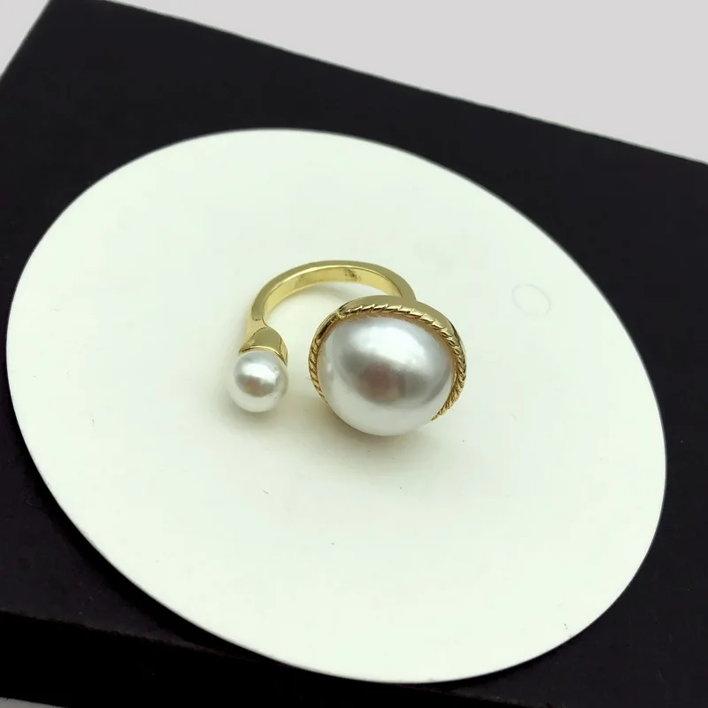 F. J4Z модное дизайнерское кольцо на палец для женщин, рок геометрический Топ, кольца с искусственным жемчугом, популярные кольца, ювелирные изделия anillos de mujeres