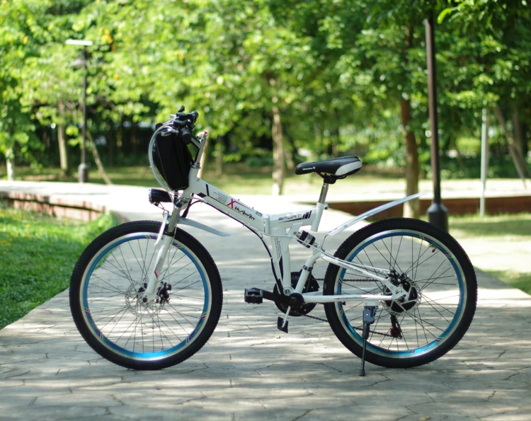 Best 26 inch folding mountain electric bicycle 48V lithium battery 21 speed variable speed system bike PAS cycling smart Lcd ebike 33
