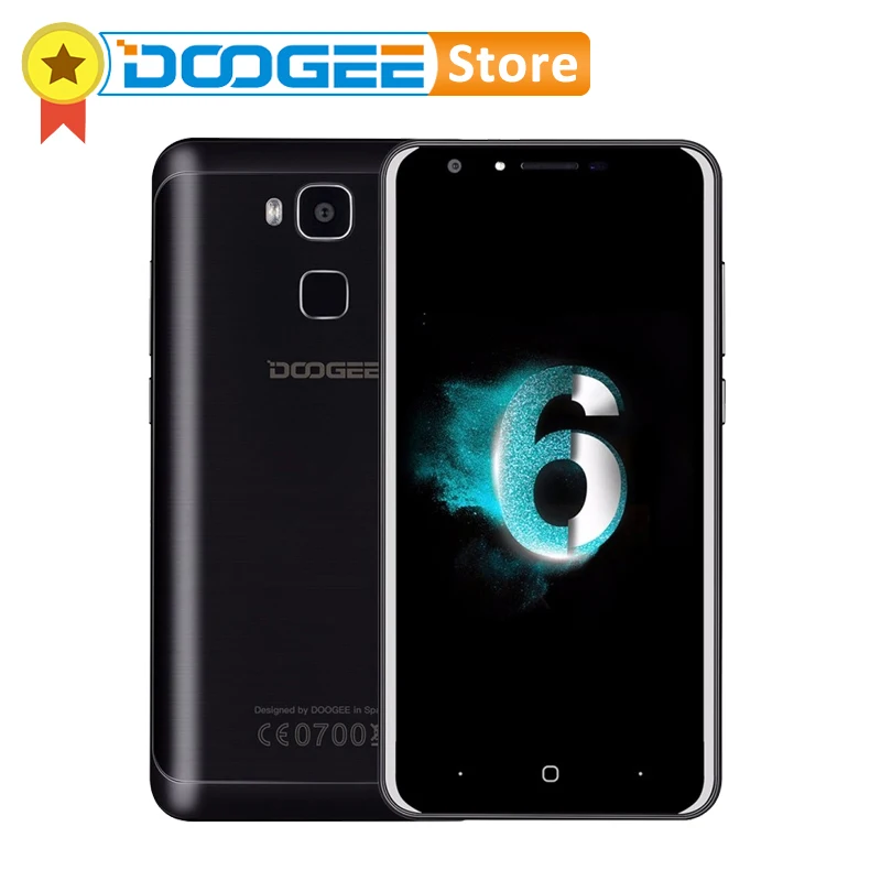 Оригинал DOOGEE Y6 5.5 Дюймов Android 6.0 Смартфон 4G LTE MTK6750 Octa Core 2ГбRAM 16Гб ROM Две SIM карты 13.0MP