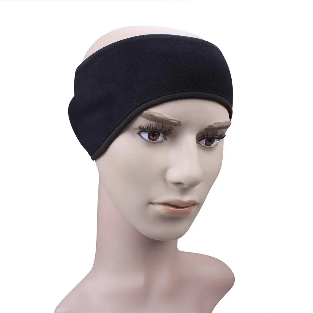 Winter Mens Womens Fleece Earband Stretchy Headband Earmuffs Earwarmers Ear Protector   (1)