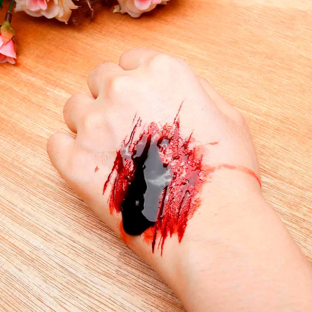 Хэллоуин Поддельные крови ультра-реалистичные моделирование человека вампира вечерние макияж