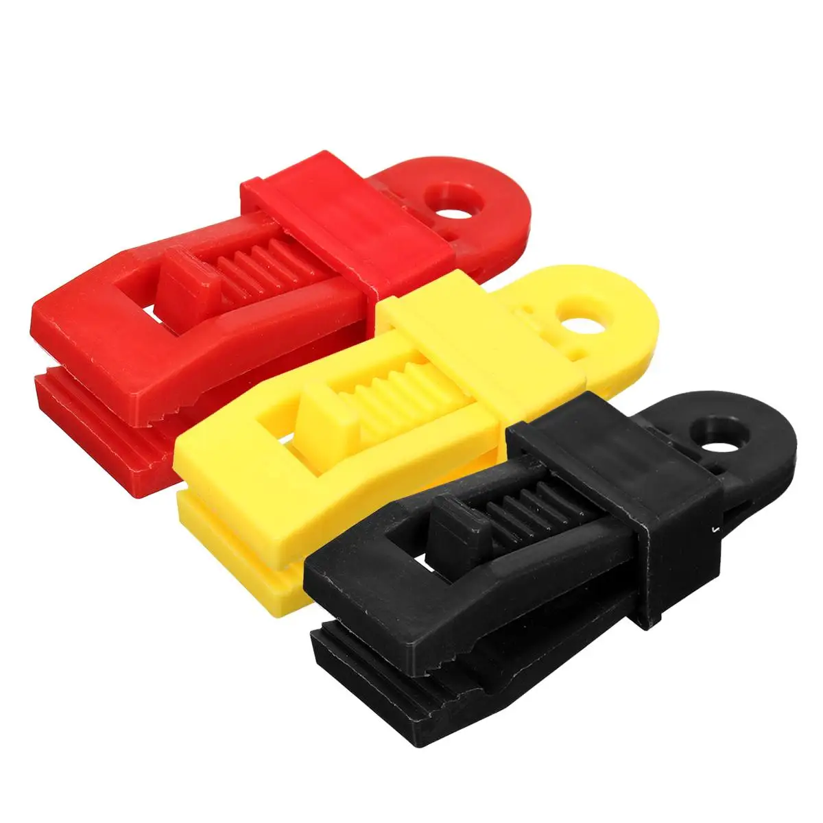 24Pcs/Set Reusable Sunshade Tent Clip Buckle Heavy Duty Pliers Camping Survival Clips Outdoor Camping Tools Tent Accessories