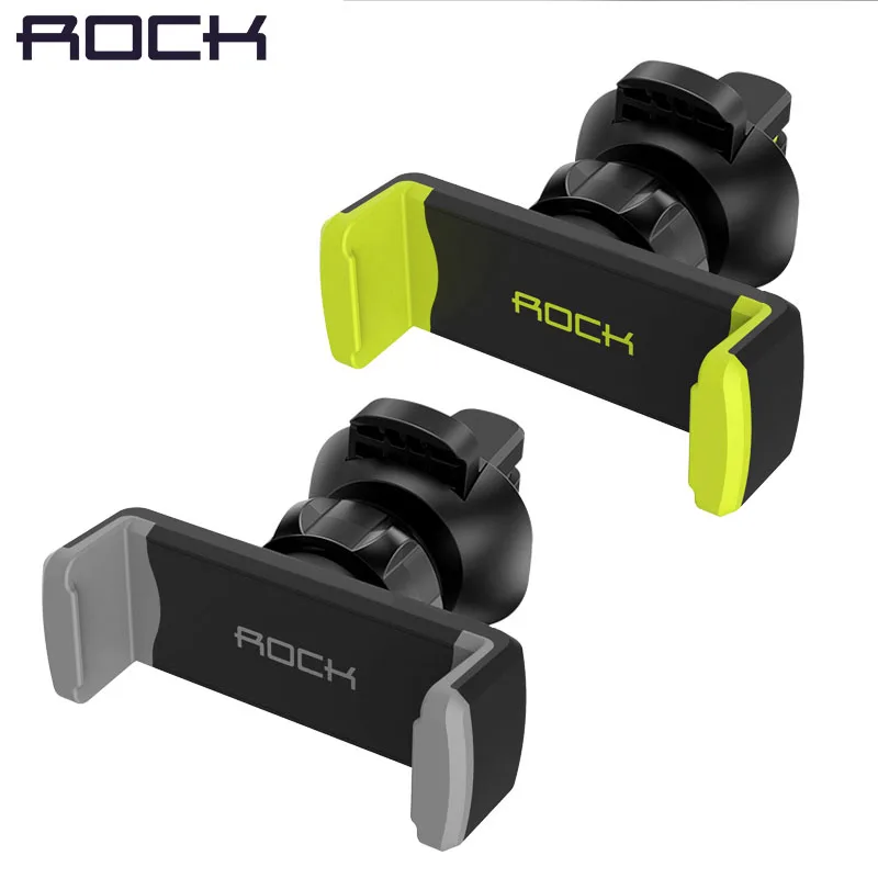 

ROCK Universal Car Holder for 4-6 inch Phone devices, Adjustable ABS Car Phone Holder Air vent Holder Stand for iPhone X 8 7 6