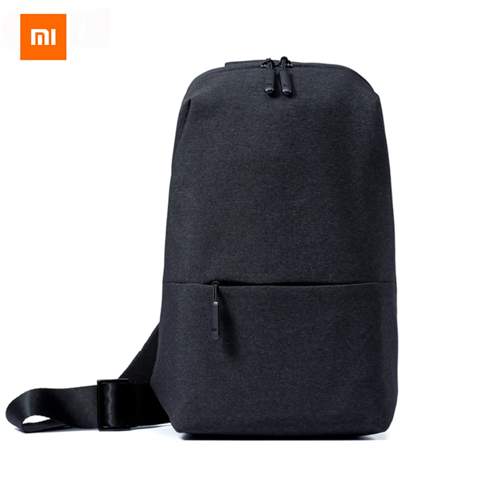Оригинальная Xiaomi mi сумка на плечо, простая нагрудная сумка для мужчин, Женская Повседневная сумка mi ni, модный рюкзак для камеры, телефона