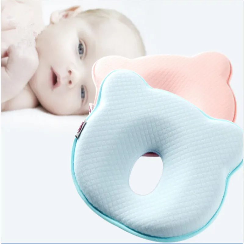 Память воздушный слой Детские подушки дышащие детские подушки определенной формы для предотвращения плоской головы эргономичные Подушка