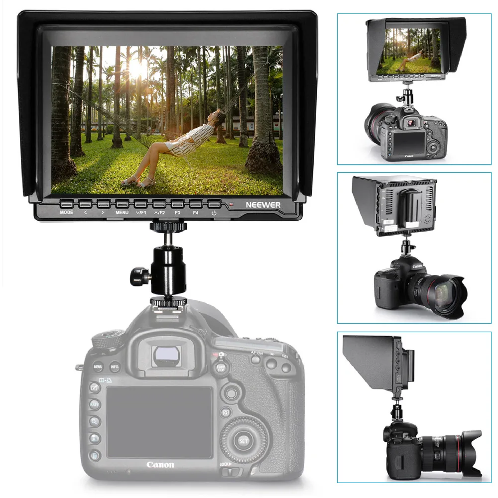 

Neewer NW759 7" HD Camera Monitor Kit F550 Replacement Battery for Sony Canon Nikon Olympus Pentax Panasonic Monitor Magic Arm