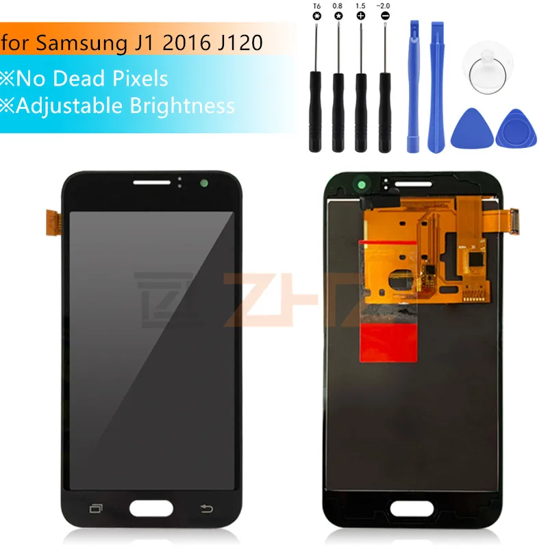 

j120f lcd For SAMSUNG GALAXY J1 2016 LCD J120 J120f J120M J120H Display Touch Screen Digitizer display for Samsung j120f lcd