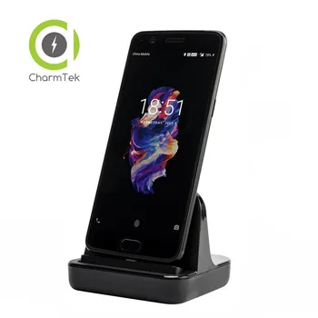 

CharmTek USB Type-c Sync Charge Dock Charger Charging Cradle For Essential Ph-1 Huawei Mate 9 Oneplus 6T 5T Support Dash Charge