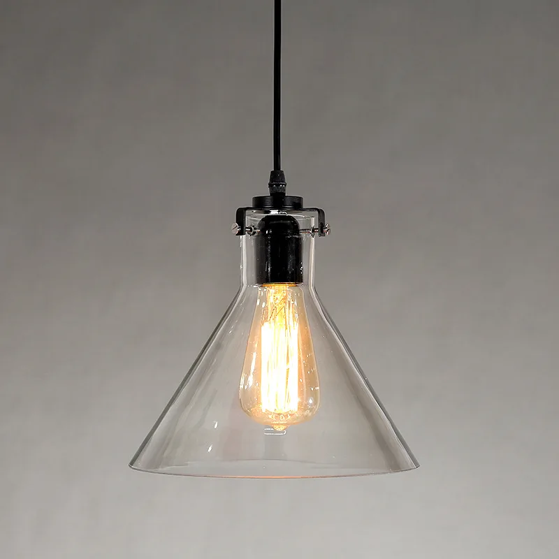 

Loft RH Industrial glass Pendant Lights American Country Lamps Vintage Lighting for Restaurant/Bedroom Home Decoration