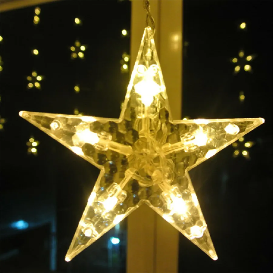 Ice-Led-String-strip-light-Moon-stars-138leds-250CM-Length-Fairy-Lights-Christmas-Window-Curtains-Party (5)