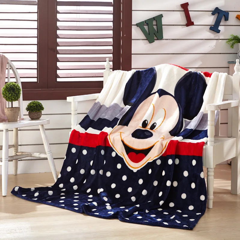 Disney мультфильм мягкий одеяло пледы Four seasons Микки и Минни для детей на кровать диван взрослых детей девочек мальчиков подарки