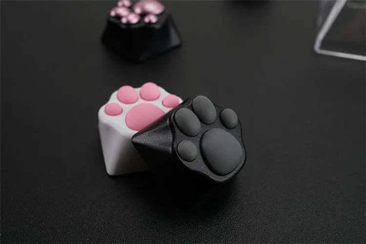 1 шт. zomo алюминиевый и силиконовый Kitty Paw Artisan Keycap cat pad CNC анодированный алюминиевый корпус совместим с переключателями Cherry MX