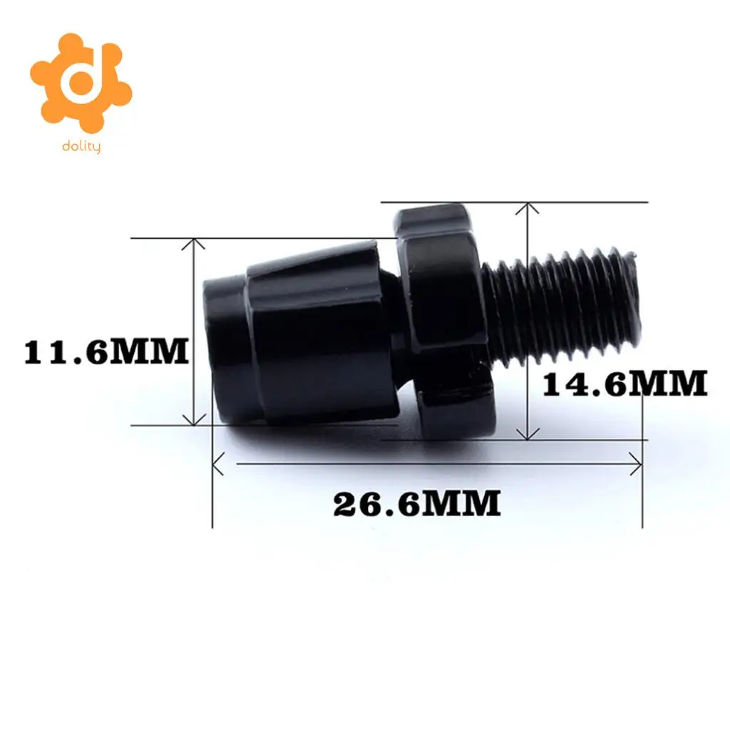 1 Pair M7 Mountain Road Bike Bicycle Brake Lever Adjustment Cable Screw Adjuster Black Slivery