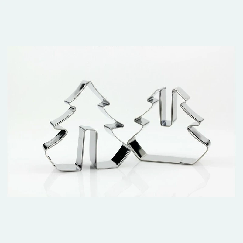 NEW arrival 8pcs set Christmas Stainless Steel 3D Mousse Cake cookie Biscuit Moulds Xmas bakery Cutter