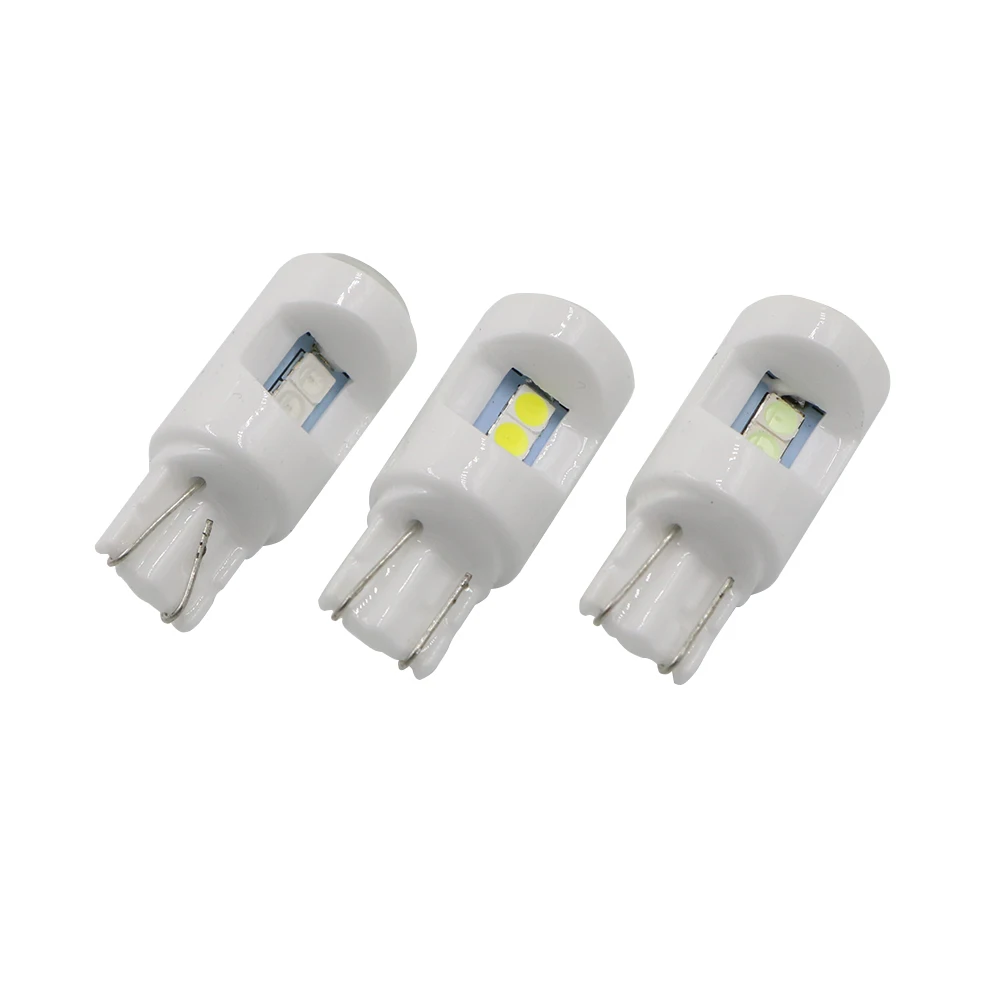 Керамическая Светодиодная лампа для салона автомобиля YSY 30X T10 3030 6SMD W5W 168 боковой