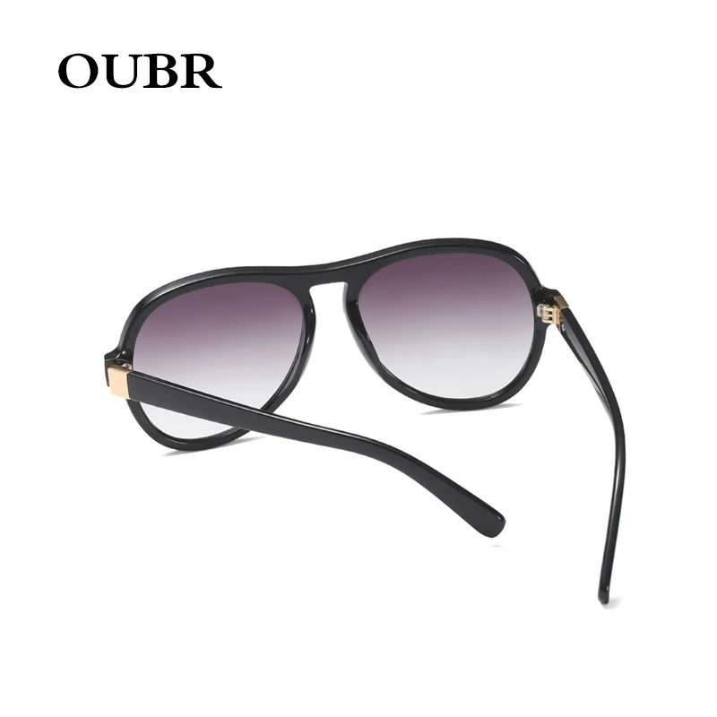 OUBR Ретро женские Солнцезащитные очки брендовые дизайнерские черные