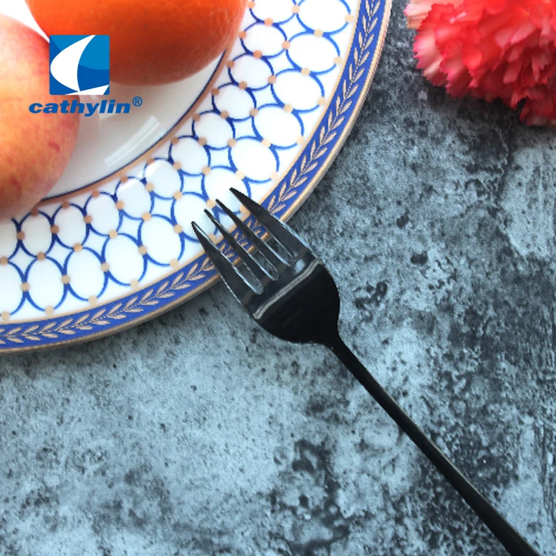 Столовые приборы из нержавеющей стали CATHYLIN 4 шт. набор черных палочек для еды