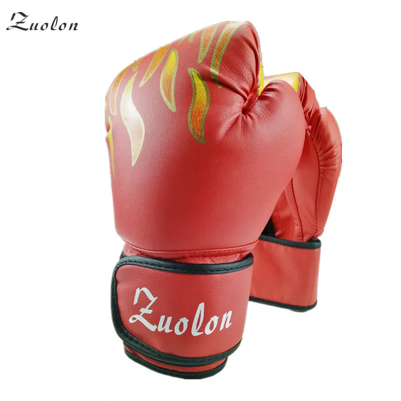 

Adult Boxing Gloves Grappling Fighting MMA Muay Thai Punch Bag Training Glove Print Pads Black,Red